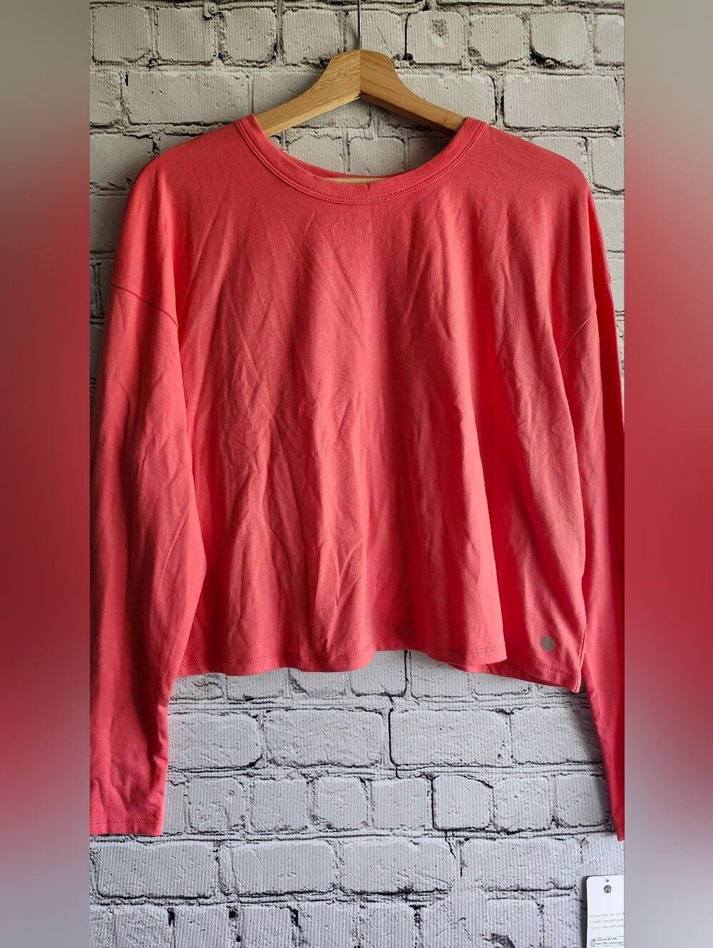 Apana Coral Crewneck Long Sleeve Top